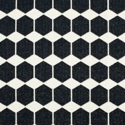 Alfombra Anna, grande negro, 150 x 200 cm