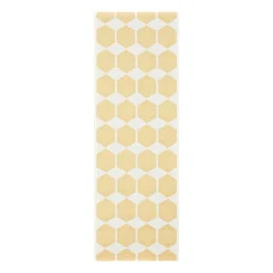 Alfombra Anna yellow pastel, 70x140 cm