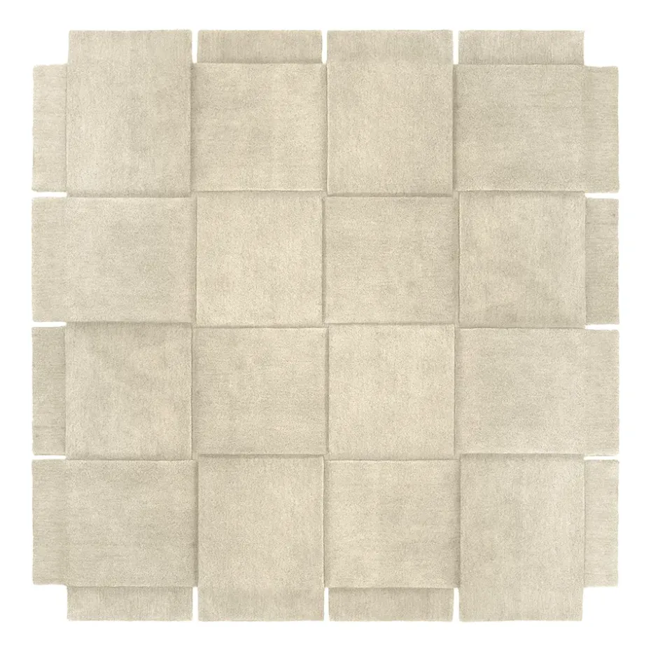Alfombra Basket beige, 245x245 cm