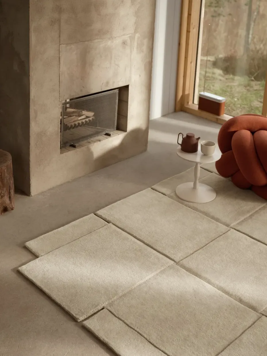 Alfombra Basket beige, 245x245 cm