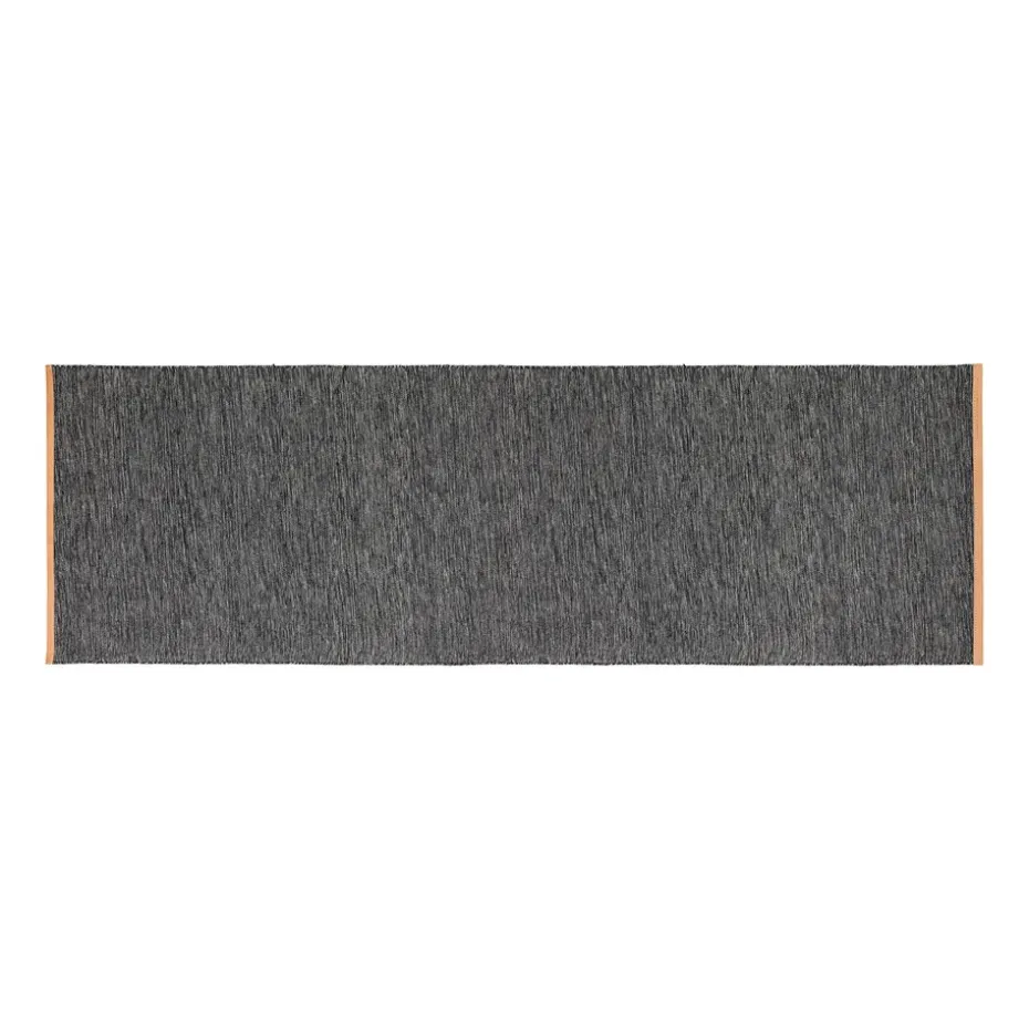 Alfombra Björk, gris oscuro, 80 x 250 cm