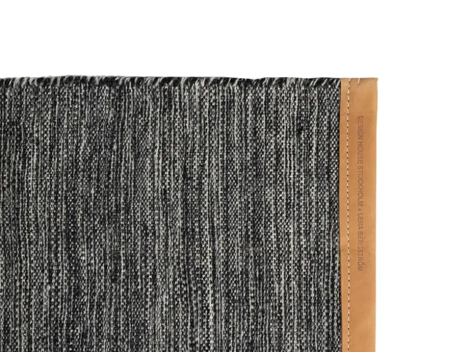 Alfombra Björk, gris oscuro, 80 x 250 cm