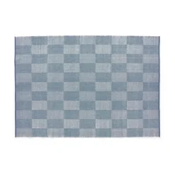 Alfombra Check S, Light blue 170x240 cm