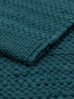 Alfombra Cotton 75x200 cm, Petroleum (azul petróleo)