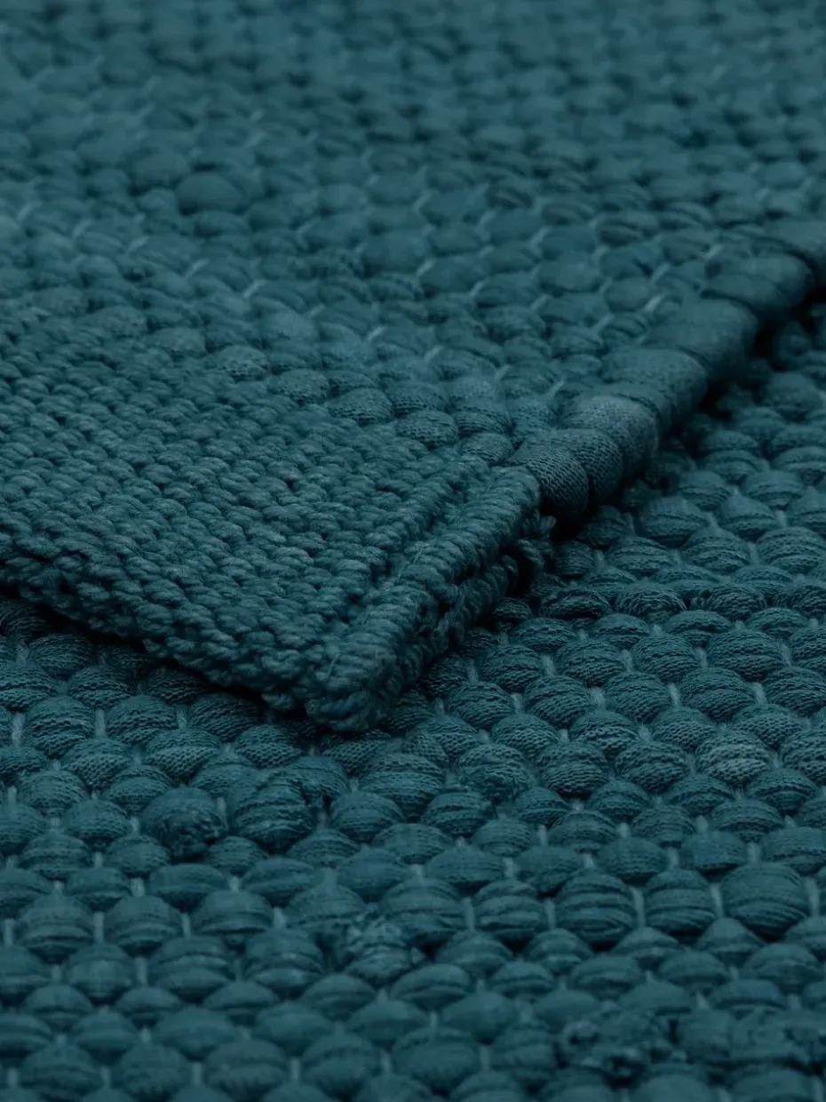 Alfombra Cotton 75x200 cm, Petroleum (azul petróleo)