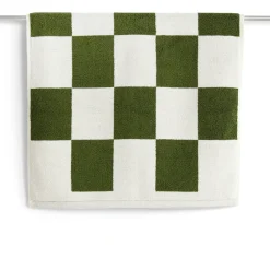 Alfombra de baño Check 50x90 cm, Matcha