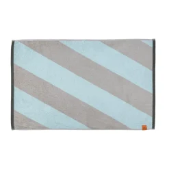 Alfombra de baño Diagonal 50x80 cm, Mint