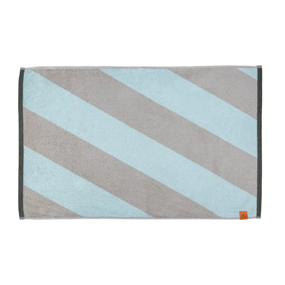Alfombra de baño Diagonal 50x80 cm, Mint