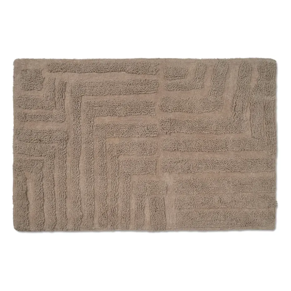 Alfombra de baño Field 60x90 cm, Simply taupe