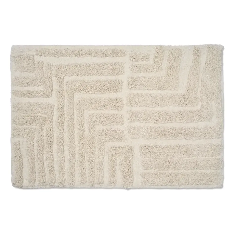 Alfombra de baño Field 60x90 cm, White