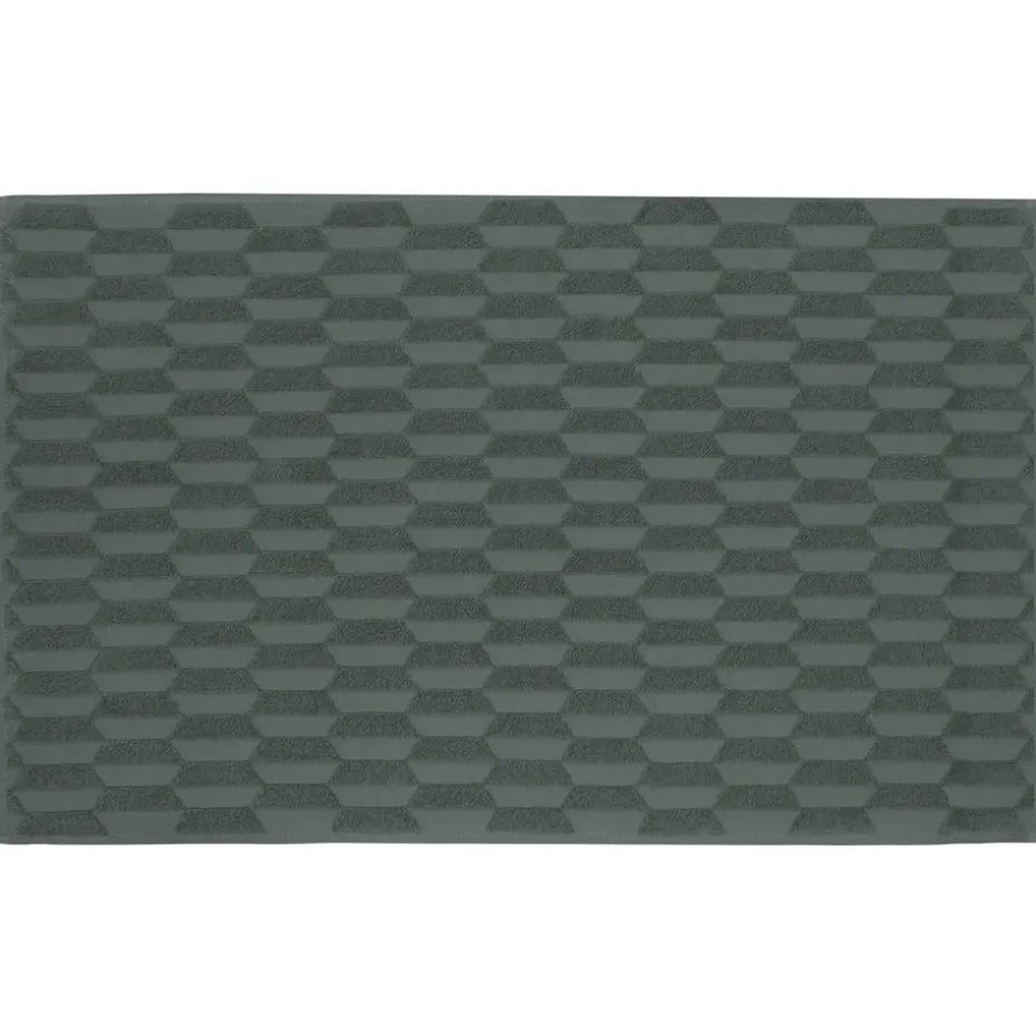 Alfombra de baño Geo 50x80 cm, Pine green
