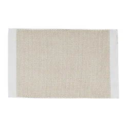 Alfombra de baño Grid 50x80 cm, Sand-off white