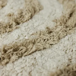 Alfombra de baño HK Living Ø120 cm, Cream