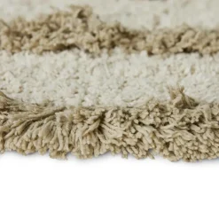 Alfombra de baño HK Living Ø120 cm, Cream