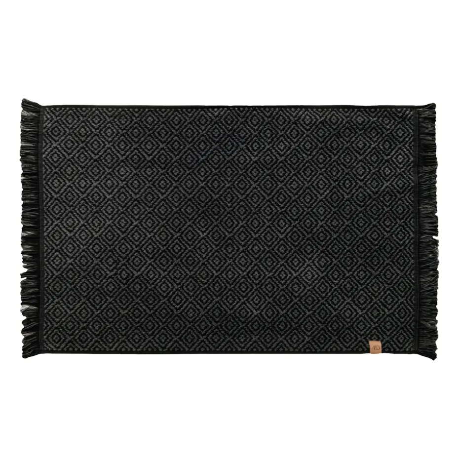 Alfombra de baño Morocco 50x80 cm, Black-grey
