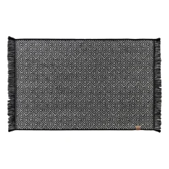 Alfombra de baño Morocco 50x80 cm, Black-white