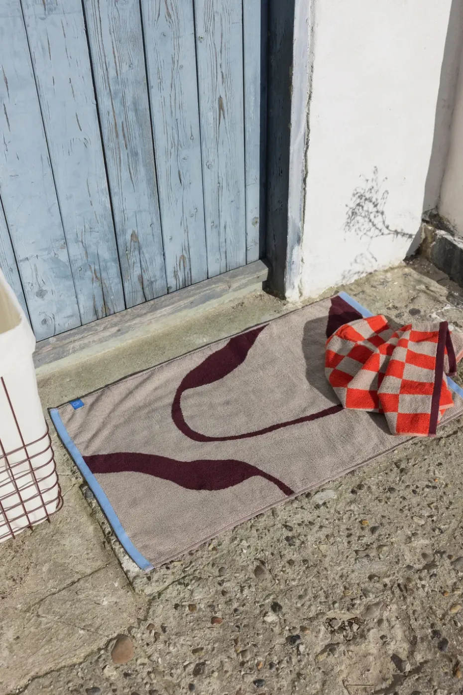 Alfombra de baño Nova Arte, Wine-sand, 50x80 cm