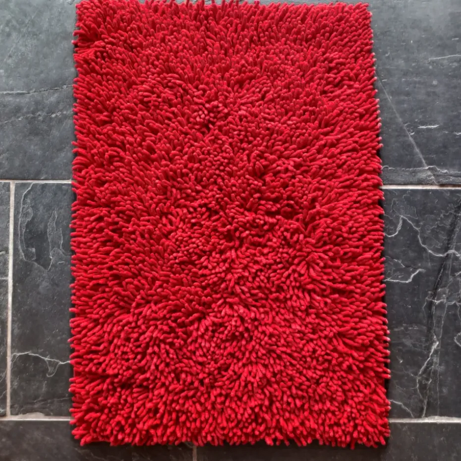 Alfombra de baño Rasta, pequeña, rojo