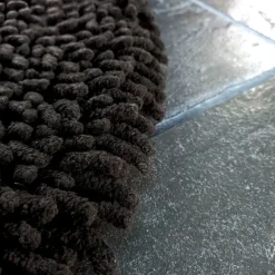 Alfombra de baño Rasta, pequeña, negro