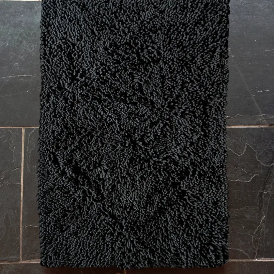 Alfombra de baño Rasta, pequeña, negro