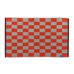 Alfombra de baño Retro 50x80 cm, Dark orange