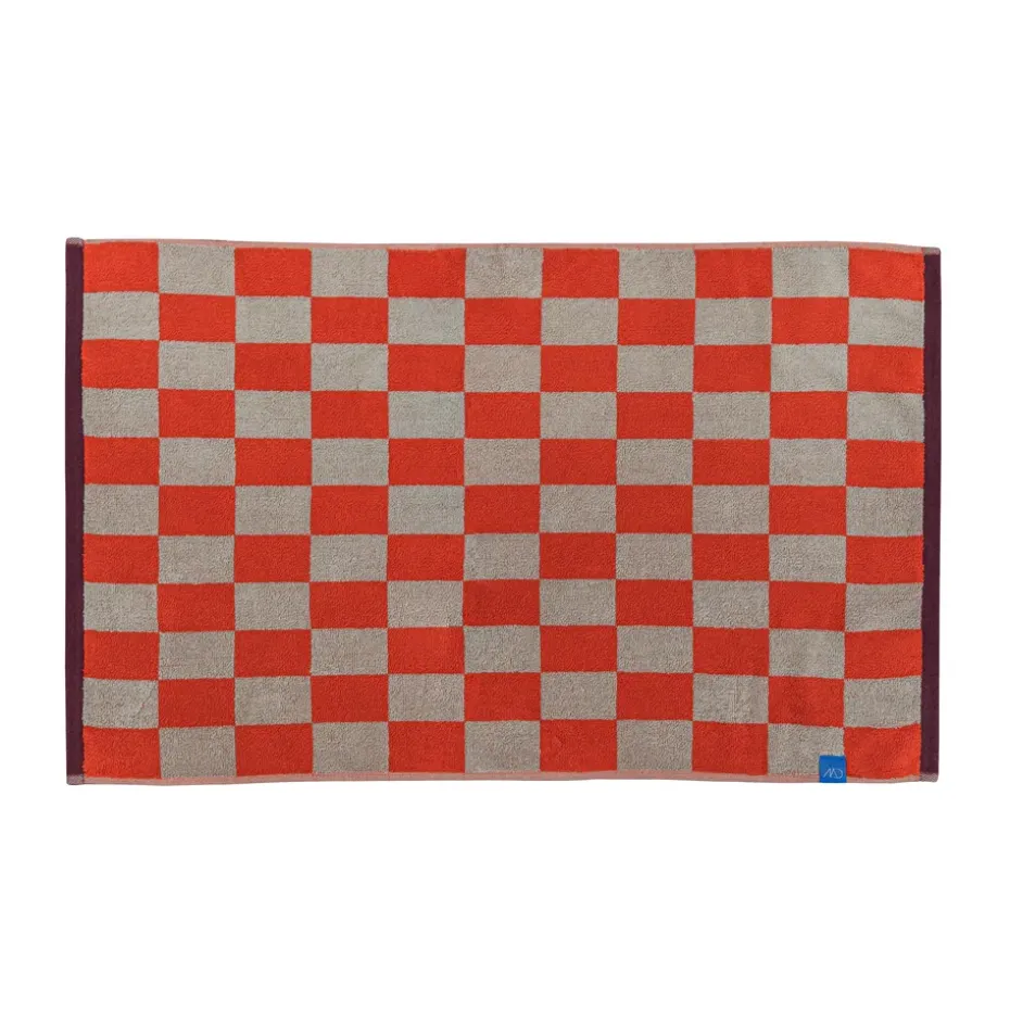 Alfombra de baño Retro 50x80 cm, Dark orange