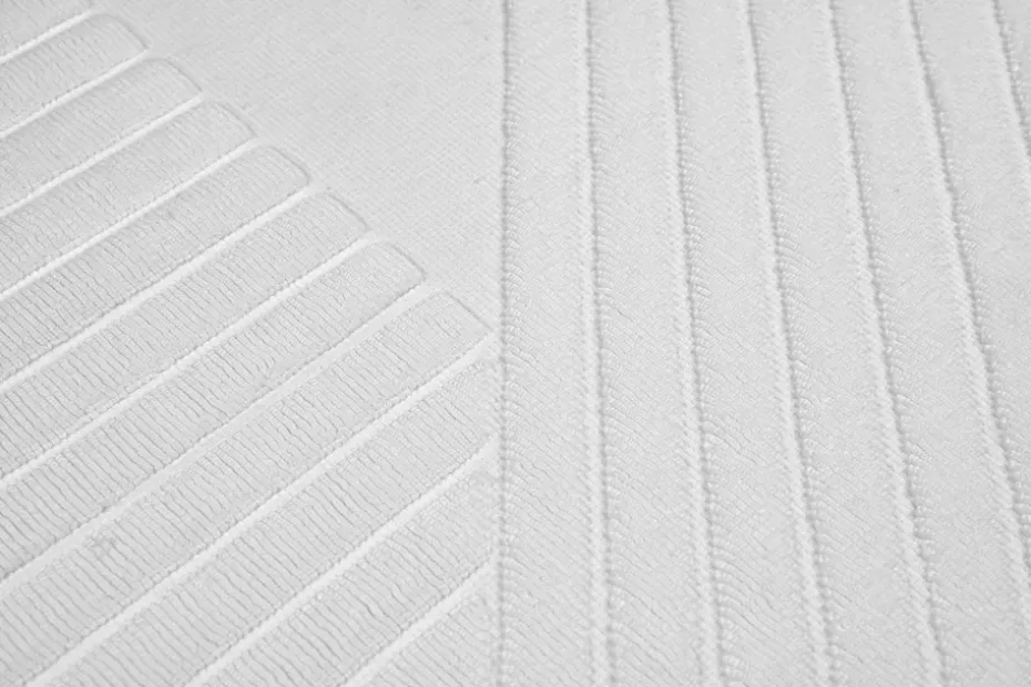 Alfombra de baño Stripes 50x90 cm, blanco