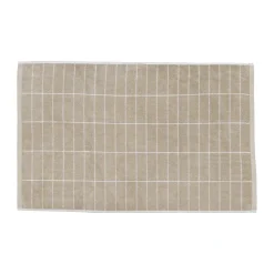 Alfombra de baño Tile Stone 50x80 cm, Sand-off white