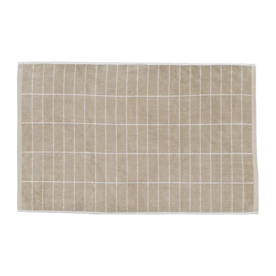 Alfombra de baño Tile Stone 50x80 cm, Sand-off white