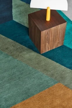 Alfombra de lana ASPEKT Pavilion Petroleum, 170x240 cm