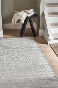 Alfombra de lana Lea blanco natural, 170x240 cm
