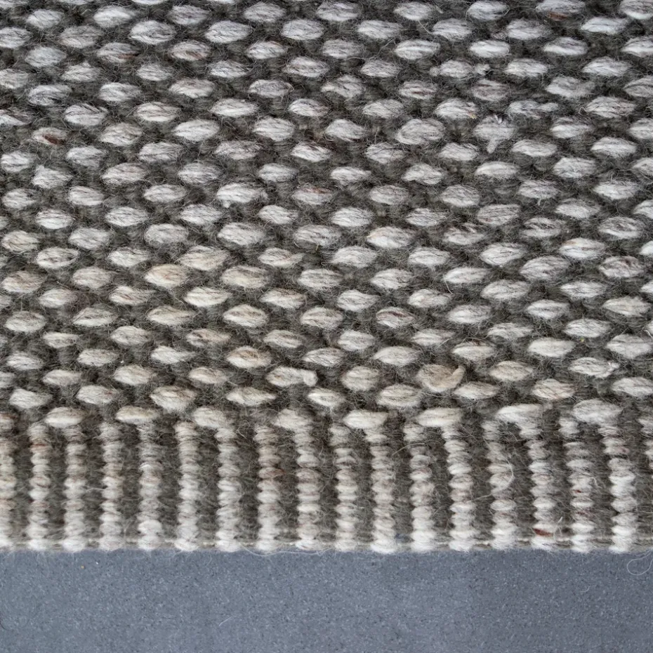 Alfombra de lana Lea gris natural, 200x300 cm