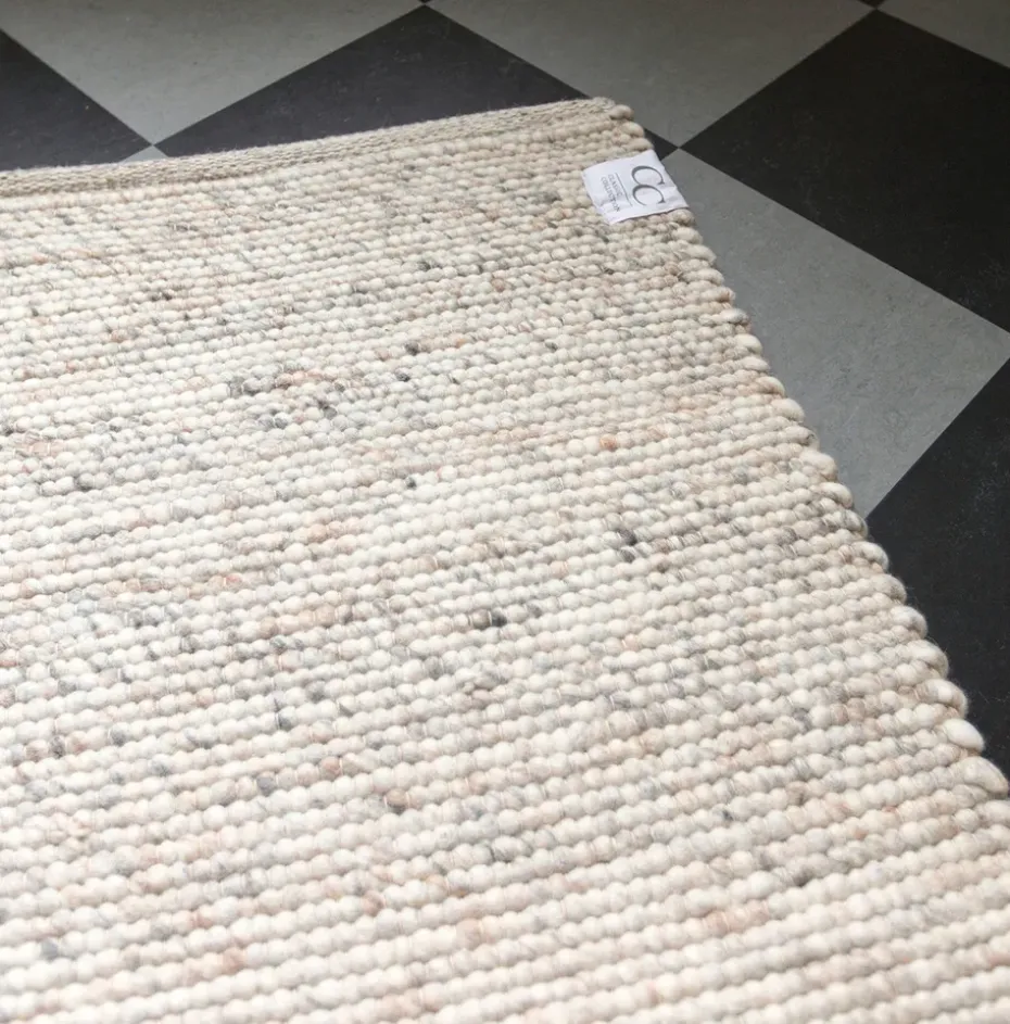 Alfombra de lana Merino, Oat, 250x350 cm