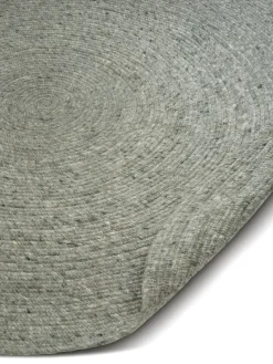 Alfombra de lana Merino redonda Ø160 cm, Green