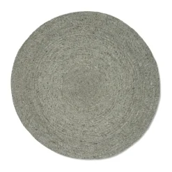 Alfombra de lana Merino redonda Ø240 cm, Green