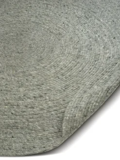 Alfombra de lana Merino redonda Ø240 cm, Green