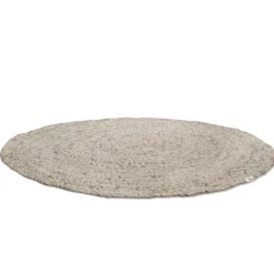 Alfombra de lana Merino redonda Ø200 cm, Beige