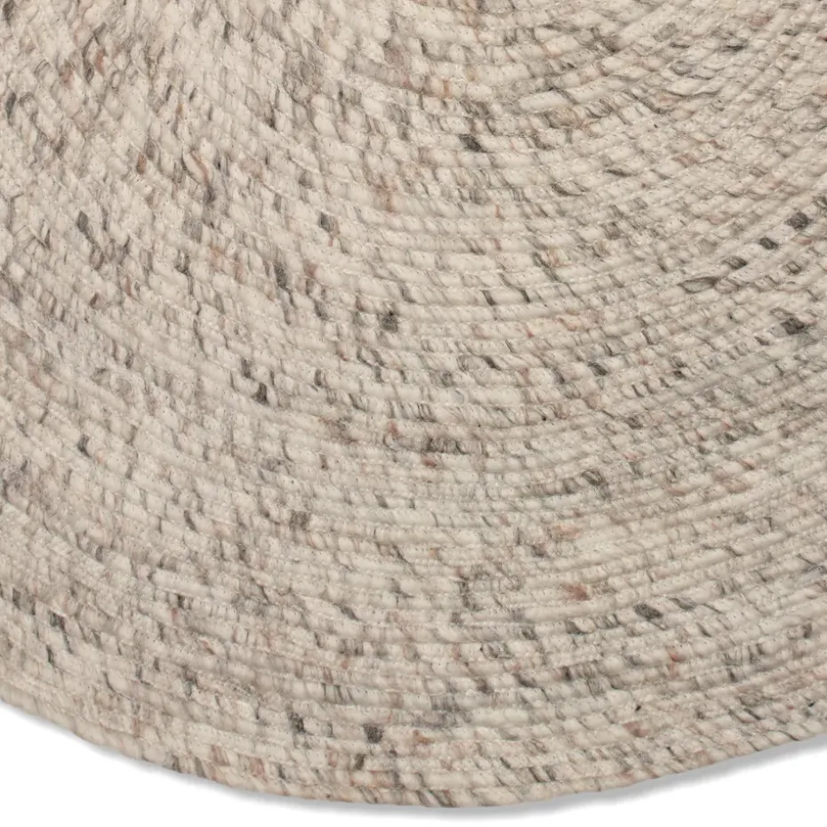 Alfombra de lana Merino redonda Ø200 cm, Beige