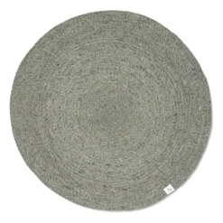 Alfombra de lana Merino redonda Ø200 cm, Green