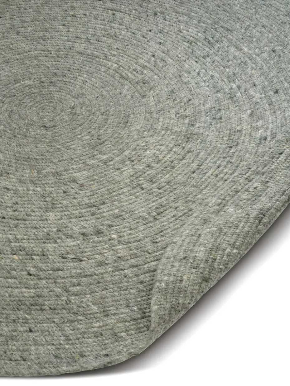Alfombra de lana Merino redonda Ø200 cm, Green