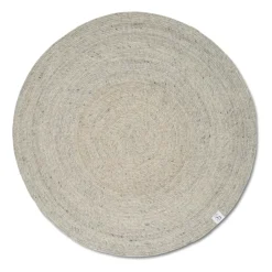 Alfombra de lana Merino redonda Ø160 cm, Concrete
