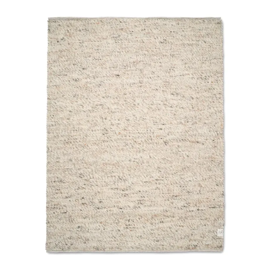 Alfombra de lana Merino 170x230 cm, beige natural