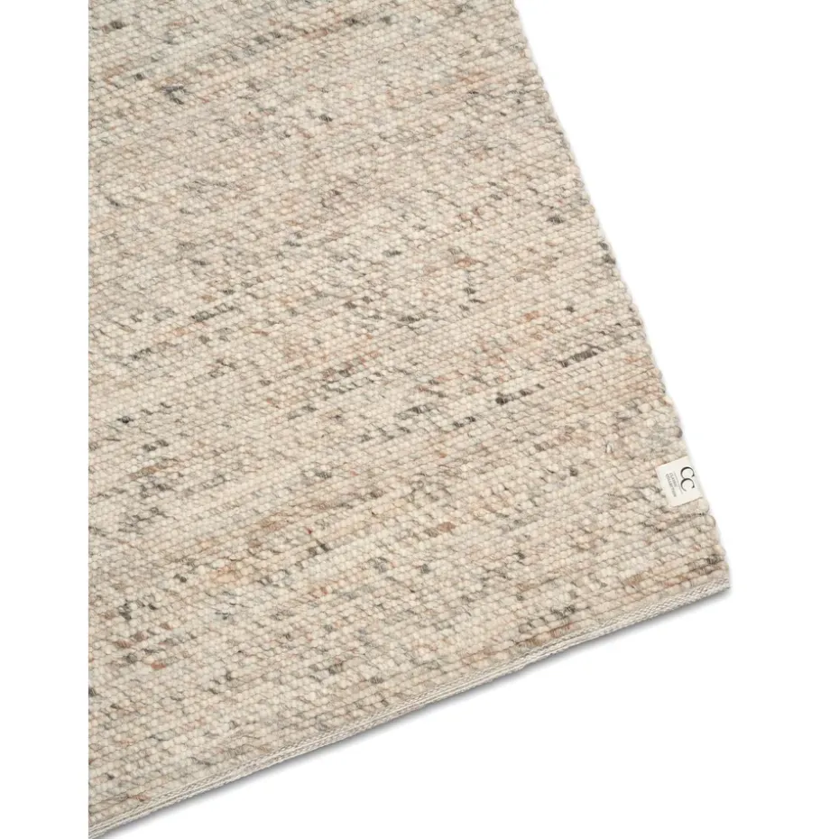 Alfombra de lana Merino 170x230 cm, beige natural