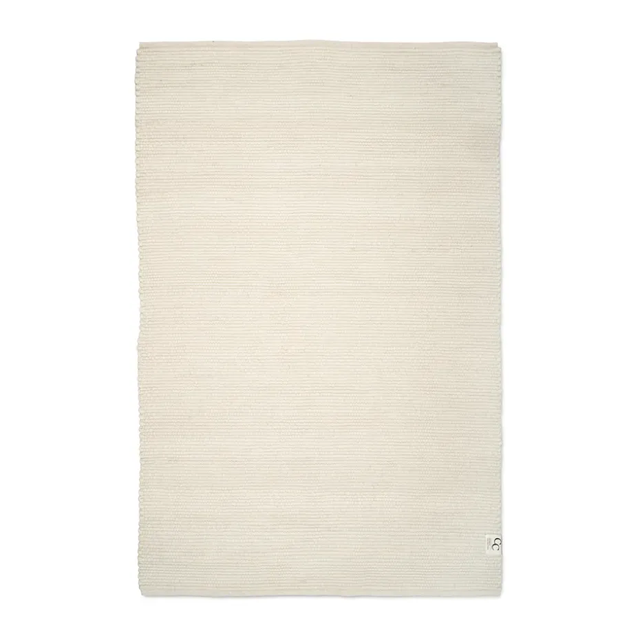Alfombra de lana Merino 170x230 cm, blanco