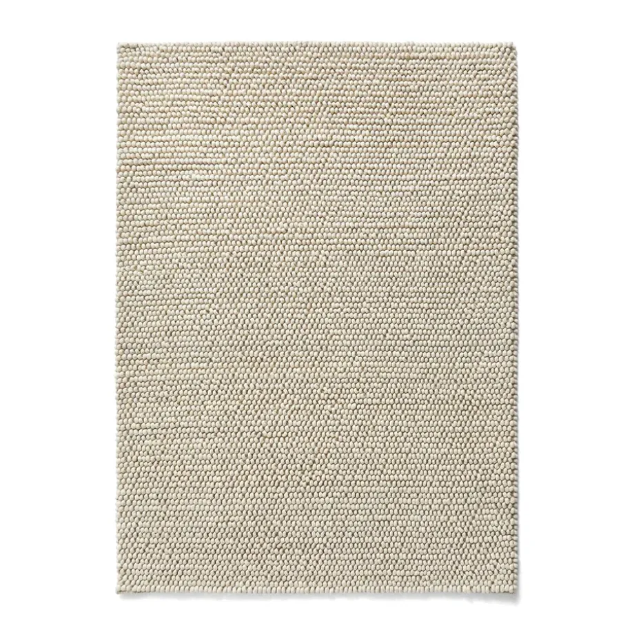 Alfombra de lana Peas 170 x 240 cm, Soft grey