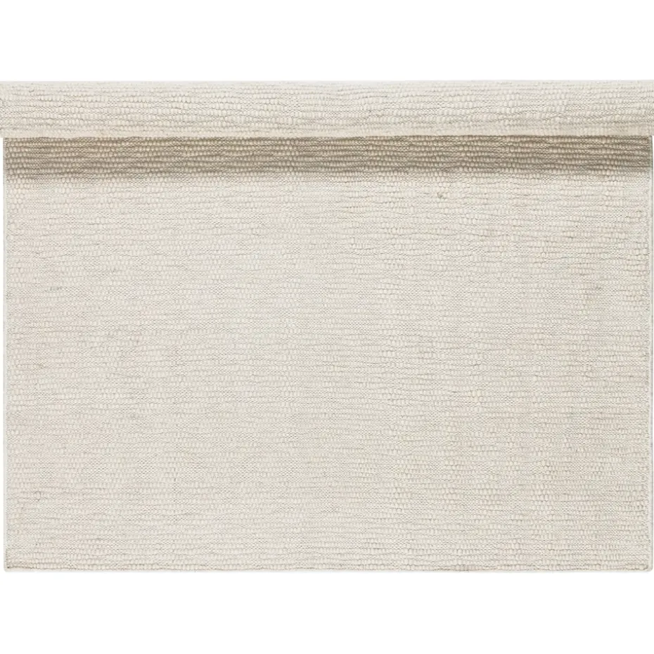 Alfombra de lana Pebble blanco, 200x300 cm