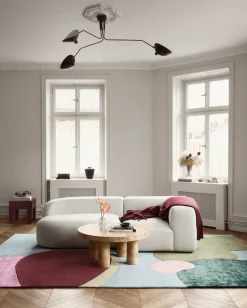 Alfombra de lana Sleeping Flower, 180x270 cm