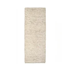 Alfombra de pasillo Merino, Beige natural, 80x150 cm