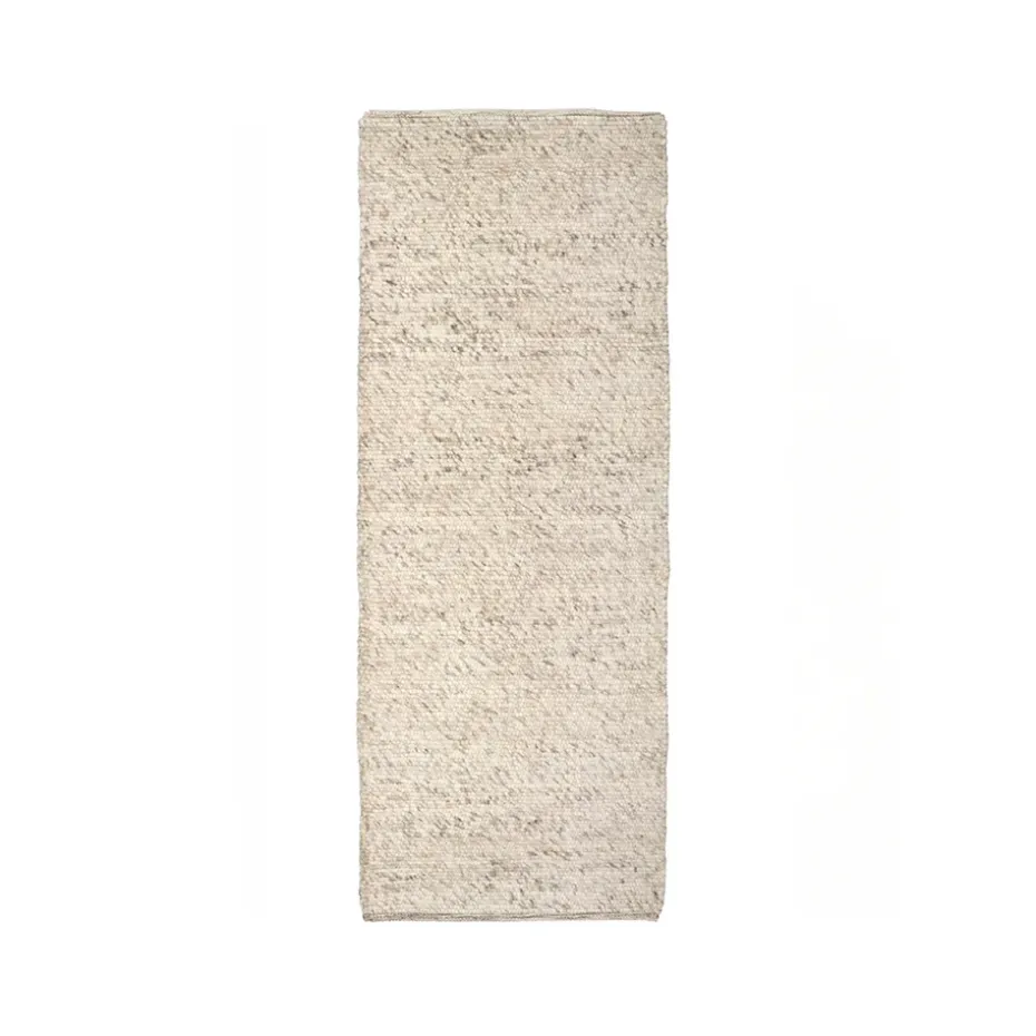 Alfombra de pasillo Merino, Beige natural, 80x150 cm