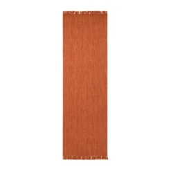 Alfombra de pasillo Nanda, Rust Melange, 80x250 cm